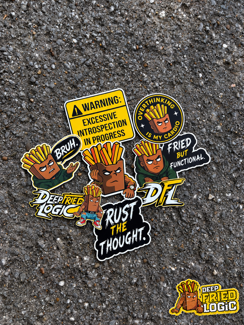 DeepFriedLogic Sticker Pack — Vol. 1