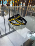 🔥 DeepFriedLogic Wristbands – “Think Deep. Live Fried.” 🔥